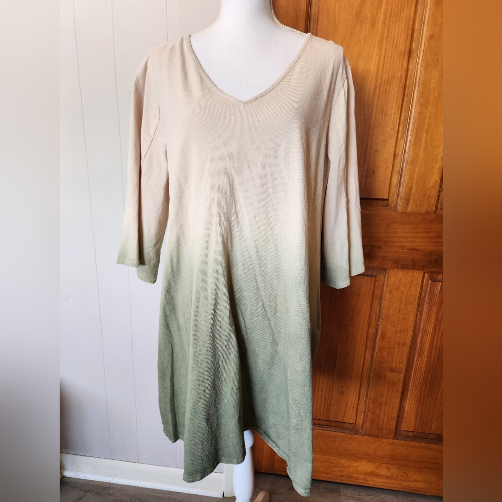 Very J Ombre Cotton Tunic